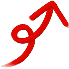 Red arrow icon for website design, logo, app, work. The red arrow indicated the direction symbol....