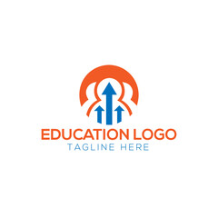 Education logo, Books and people logo design education
