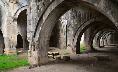 Fototapeta premium Incirhan Caravanserai, located in Burdur, Turkey, was built in 1340.