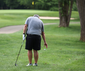 golf penalty drop