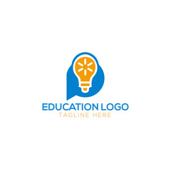 Infinity Education logo designs concept vector 