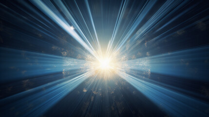 Obraz premium Glowing cross on beautiful sky background Generative AI