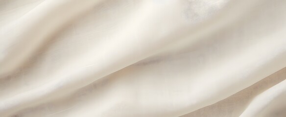 Smooth elegant white silk can use as wedding background ai generated