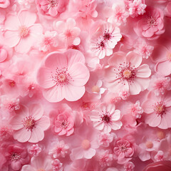pink flowers background 
