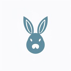 Set bunny rabbit white ears