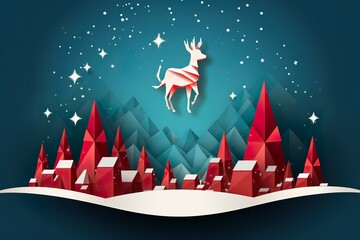 Christmas Origami | Generative AI
