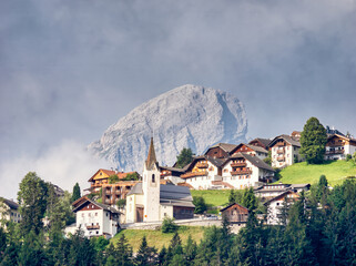 Village of Rina, Alto Adige, Italy.