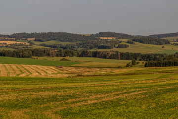 Fototapeta na wymiar Landscape near Tabor, Czech Republic