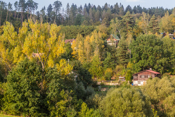 Cabin settlement in the Czech Republic