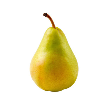  Pear isolated on transparent background , generative ai