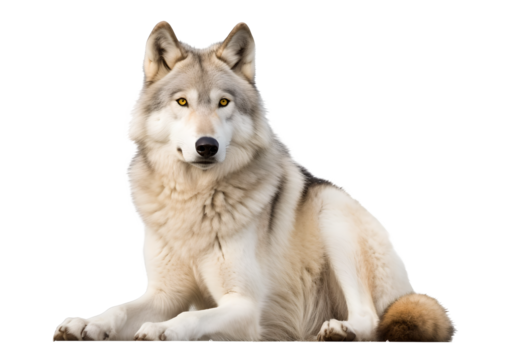 on isolated background