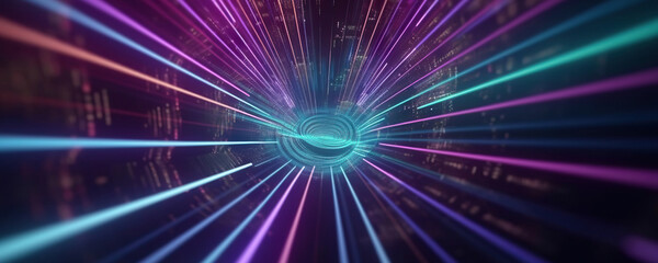 Obraz premium Abstract digital background. Ideal for network abilities, technological processes, digital storages, science, education, etc.