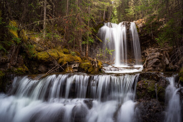 Fototapeta premium Marmot Falls in Kananaskis Country