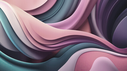 Colorful waves background | AI Generated