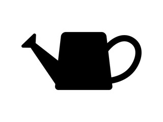 Watering can icon. High quality black icon.