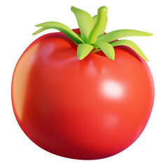 3d tomato illustration