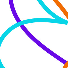 Blue Orange Purple Lines Backdrop
