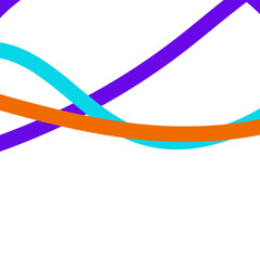 Blue Orange Purple Lines Backdrop