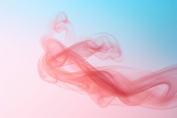 Colorful smoke with a clean background for wallpaper and presentation