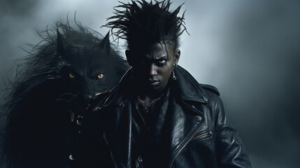 Eclipse of Rebels: The Bold African American Punk Rocker and the Howling Werewolf Collide.