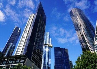 Skyline around Australia 108 on Melbourne's Southbank