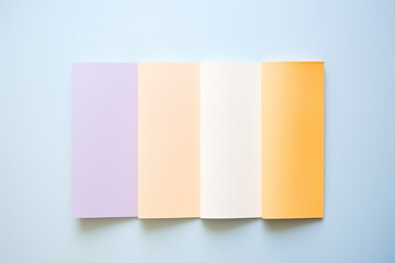 Colourful paper notebooks, simple and clean design