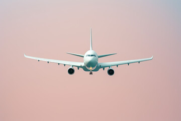 Colorful plane on a clean background