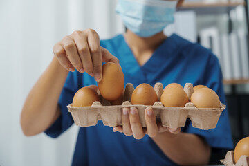 Lab test worker Quality control - Optimum Chicken Egg Quality, Practical Approach poultry eggs to accurately and consistently measure the quality of their produce.