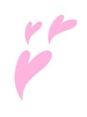 ピンクのハート