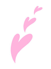 Obraz premium ピンクのハート