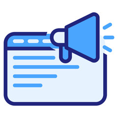  Promotion blue style icon