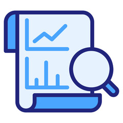  Research blue style icon