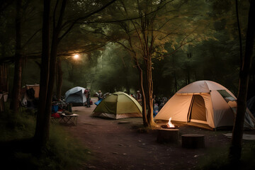 Camping Adventures | AI Generative