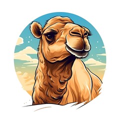 cute camel illustration