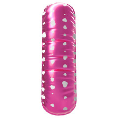 Letter I Balloon Pink