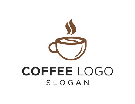Logo about Coffee on white background. created using the CorelDraw application.