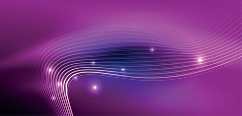 Abstract background neon wave. Hi-tech design for wallpaper, banner, background, landing page, wall art, invitation, prints, posters