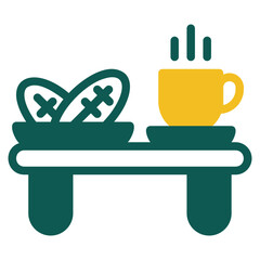  Coffee break duotone style icon