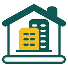  Office duotone style icon