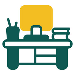  Workspace duotone style icon