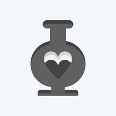 Icon Vase. related to Decoration symbol. flat style. simple design editable. simple illustration
