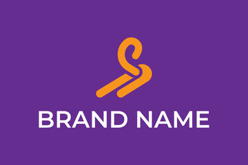 Letter s logo design, company logo, modern logo s, letter SA or AS