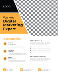 corporate flyer design template ready