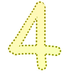 illustration of a letter a