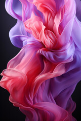 pink smoke on black background