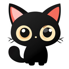 Kawaii Black cat 