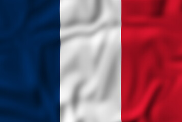 A Flag of France Country