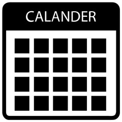 Calendar schedule icon symbol image vector. Illustration of the modern appointment reminder agenda symbol graphic design image. EPS 10