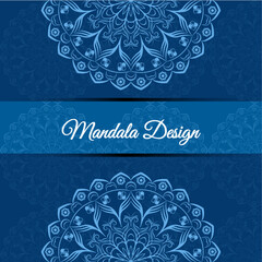 Mandala design with floral shape