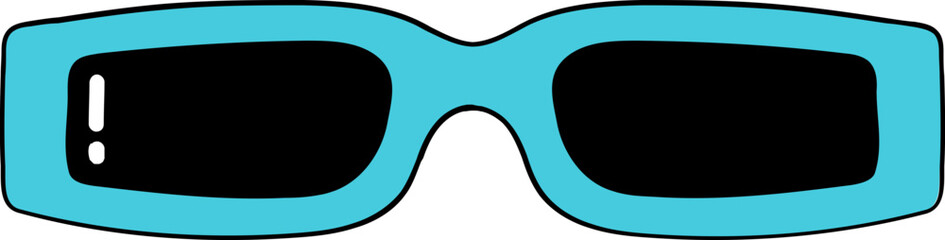 Hippie Sunglasses in Retro 60s-70s Style
